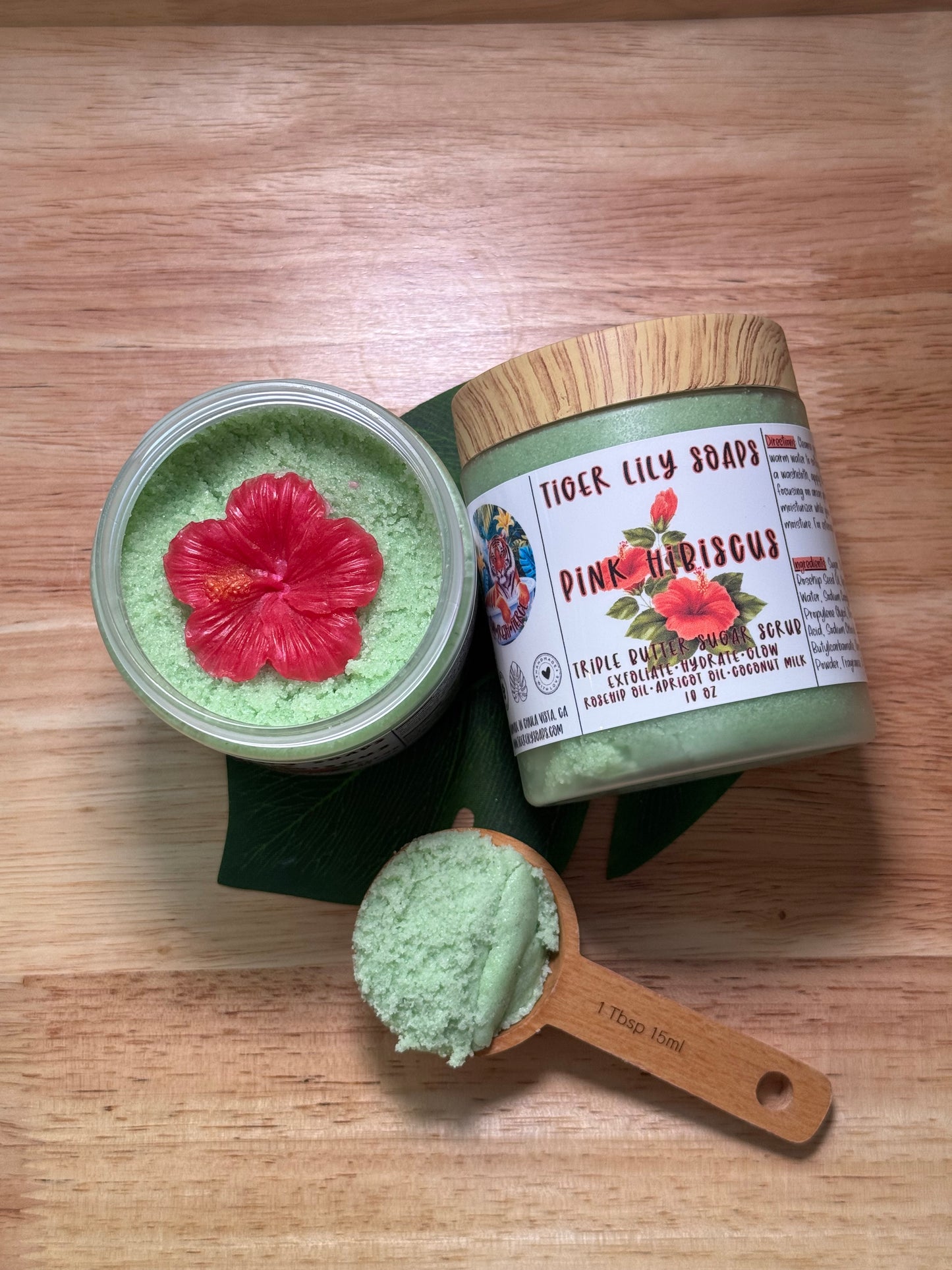 Pink Hibiscus Sugar Scrub