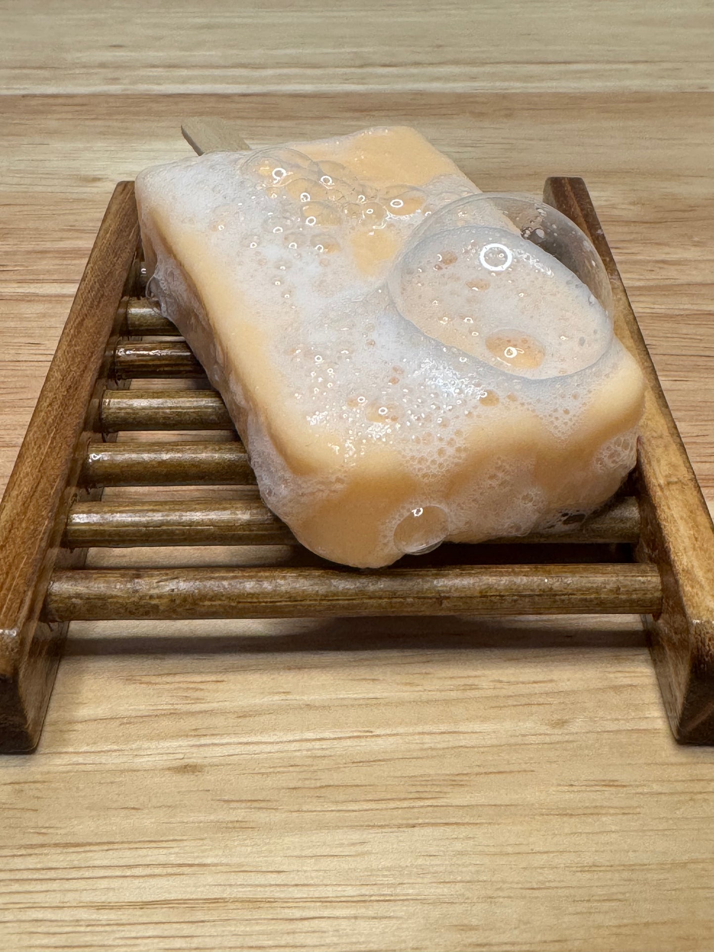 Orange Creamsicle Poppy Bar Soap
