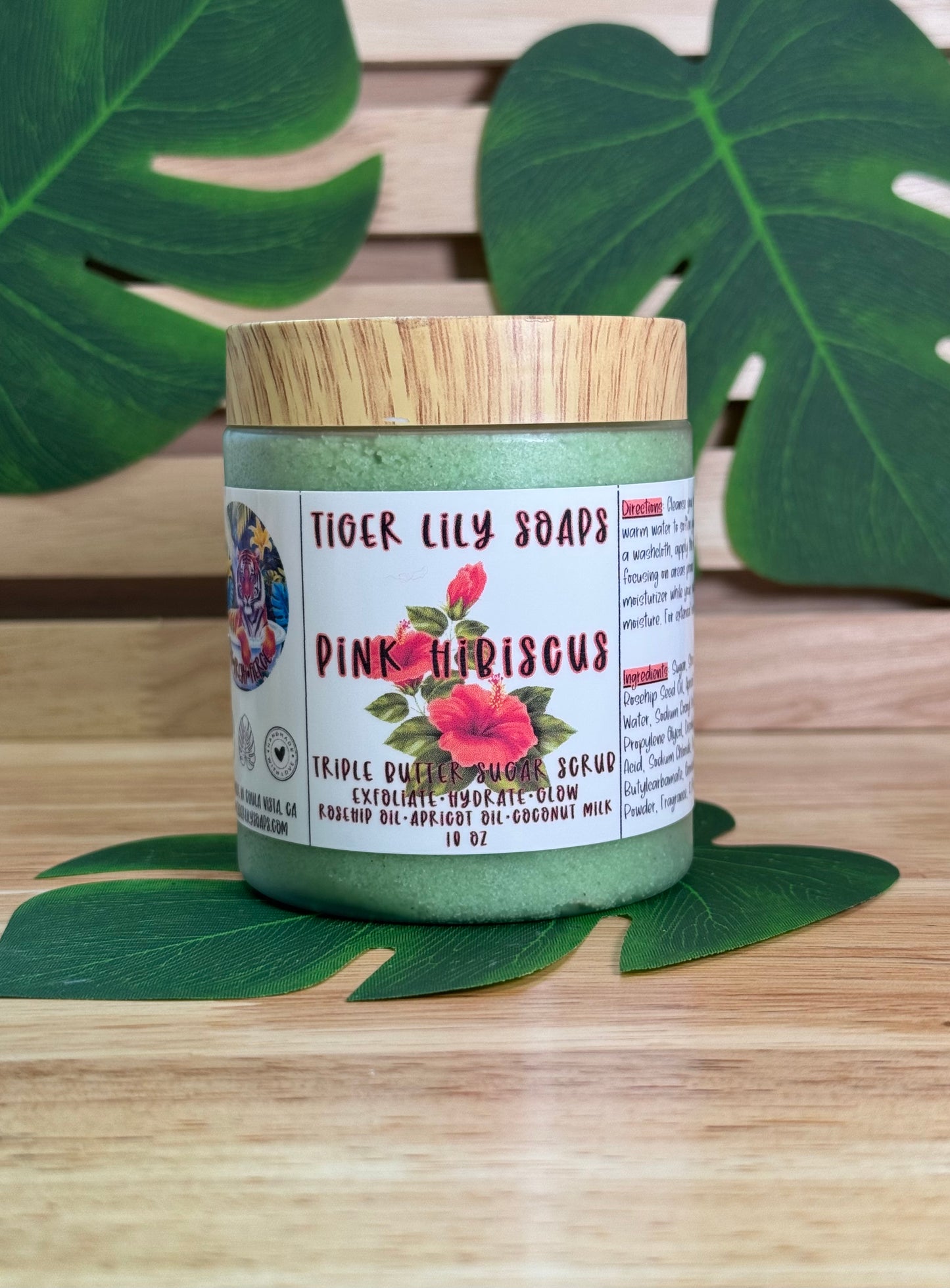Pink Hibiscus Sugar Scrub