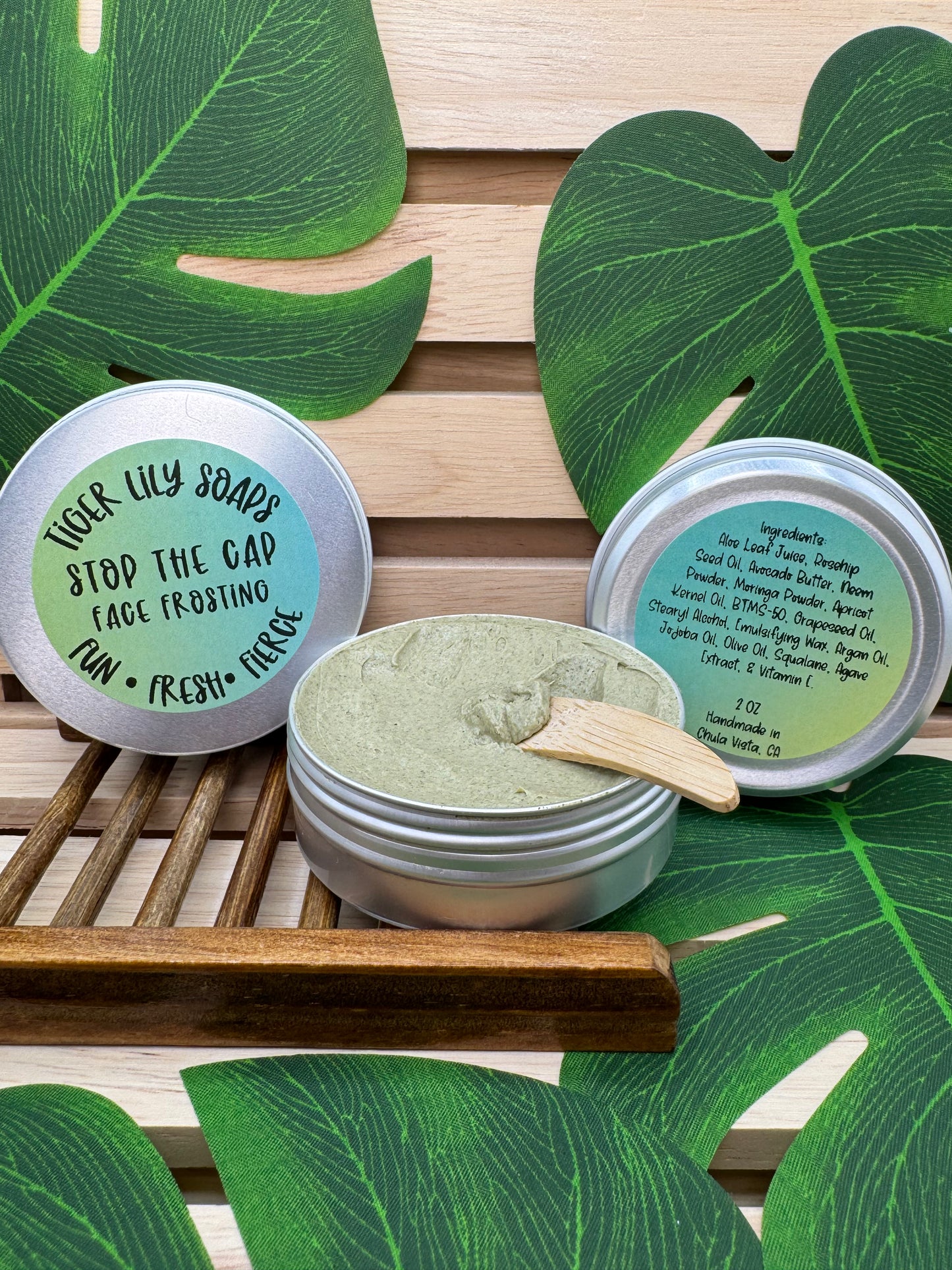 Stop the Cap Face Frosting