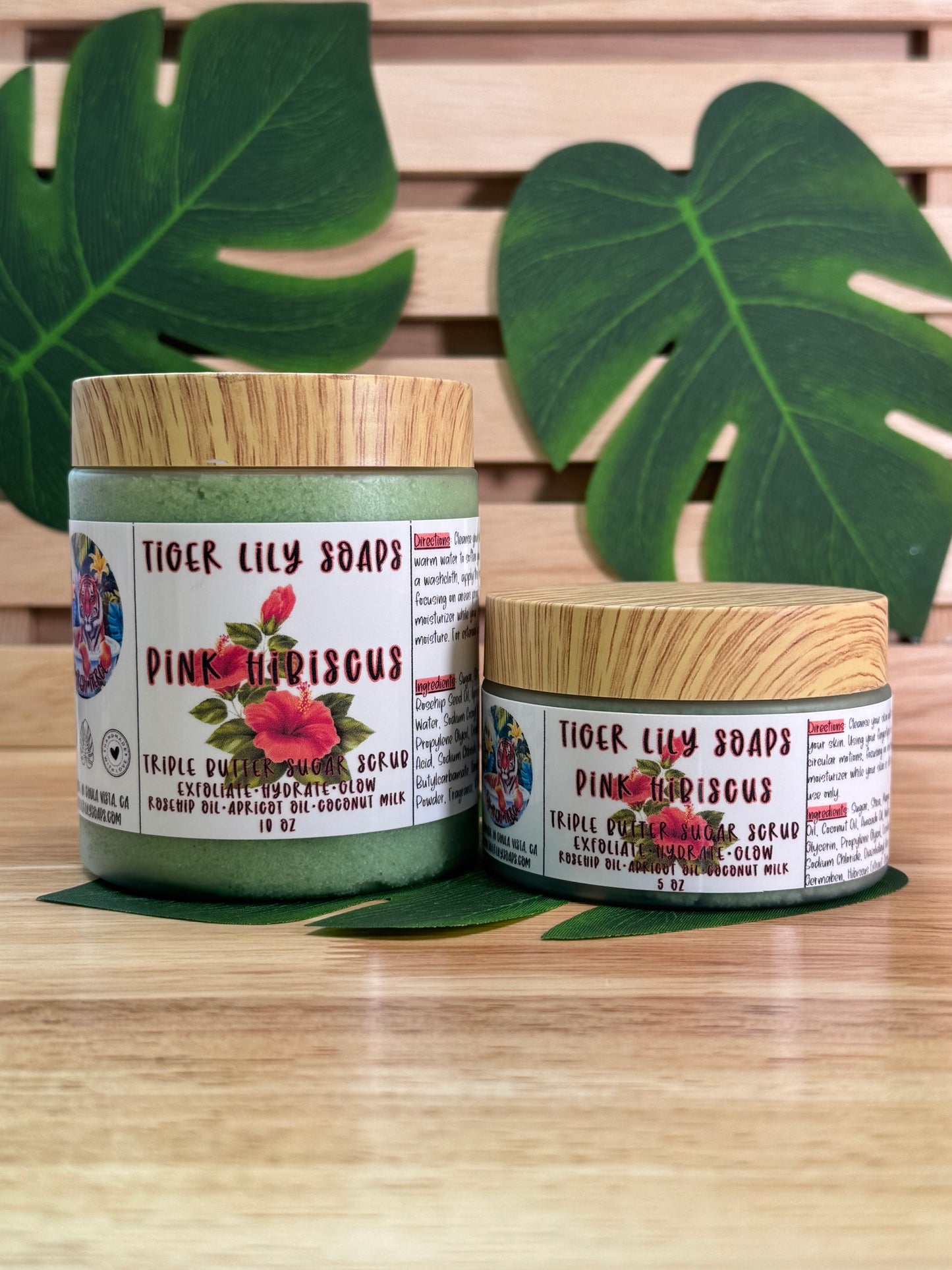 Pink Hibiscus Sugar Scrub