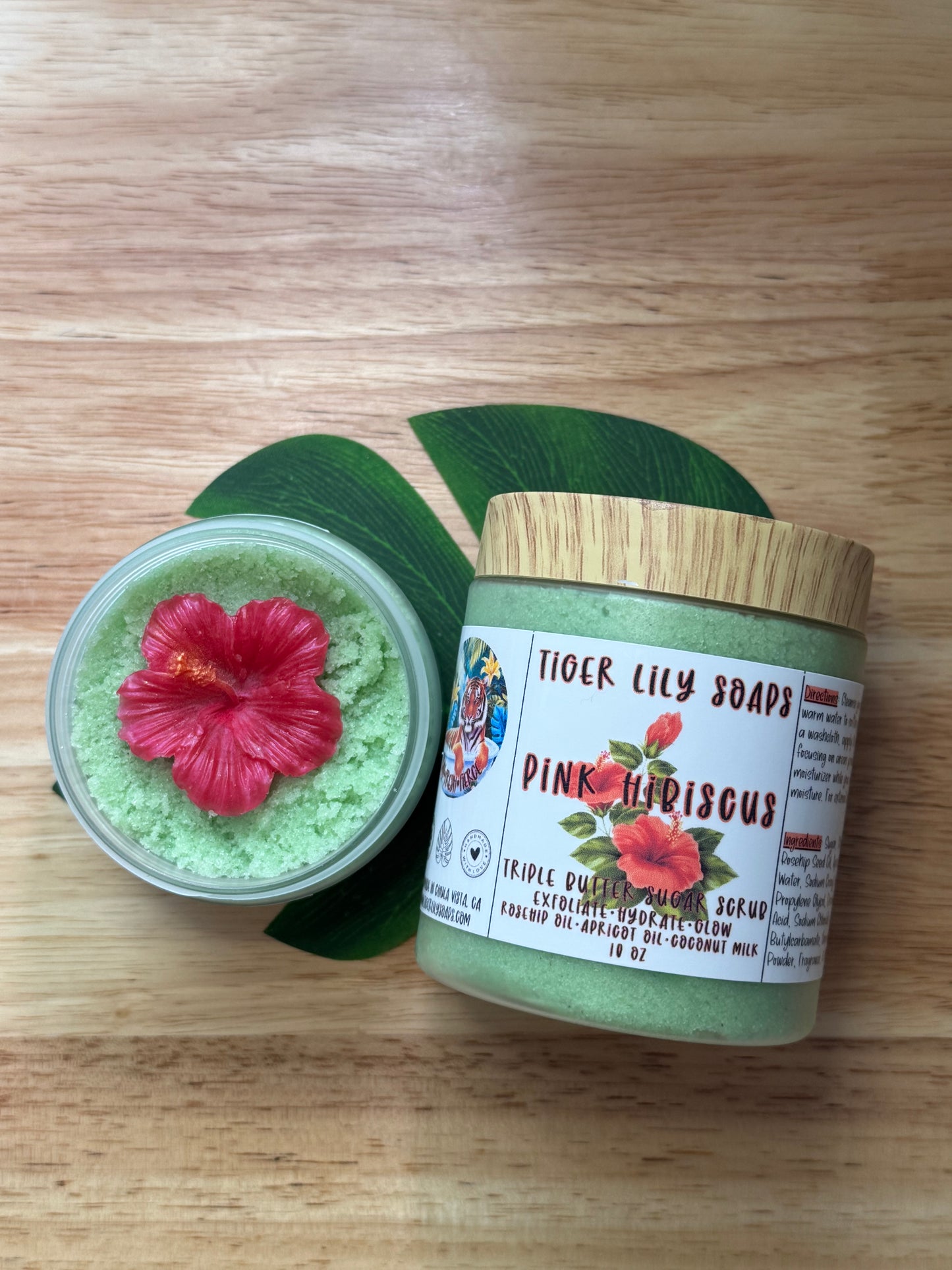 Pink Hibiscus Sugar Scrub