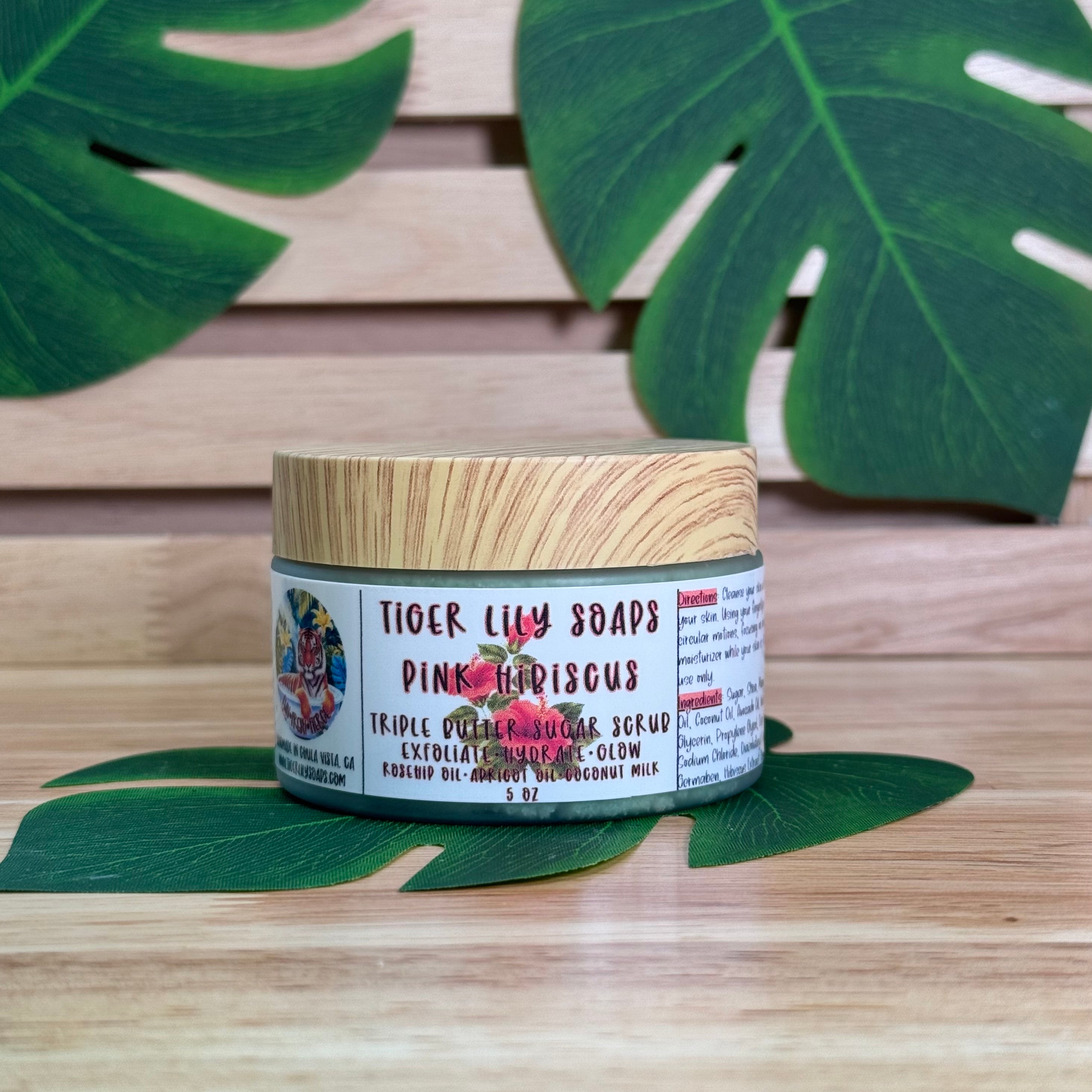 Pink Hibiscus Sugar Scrub
