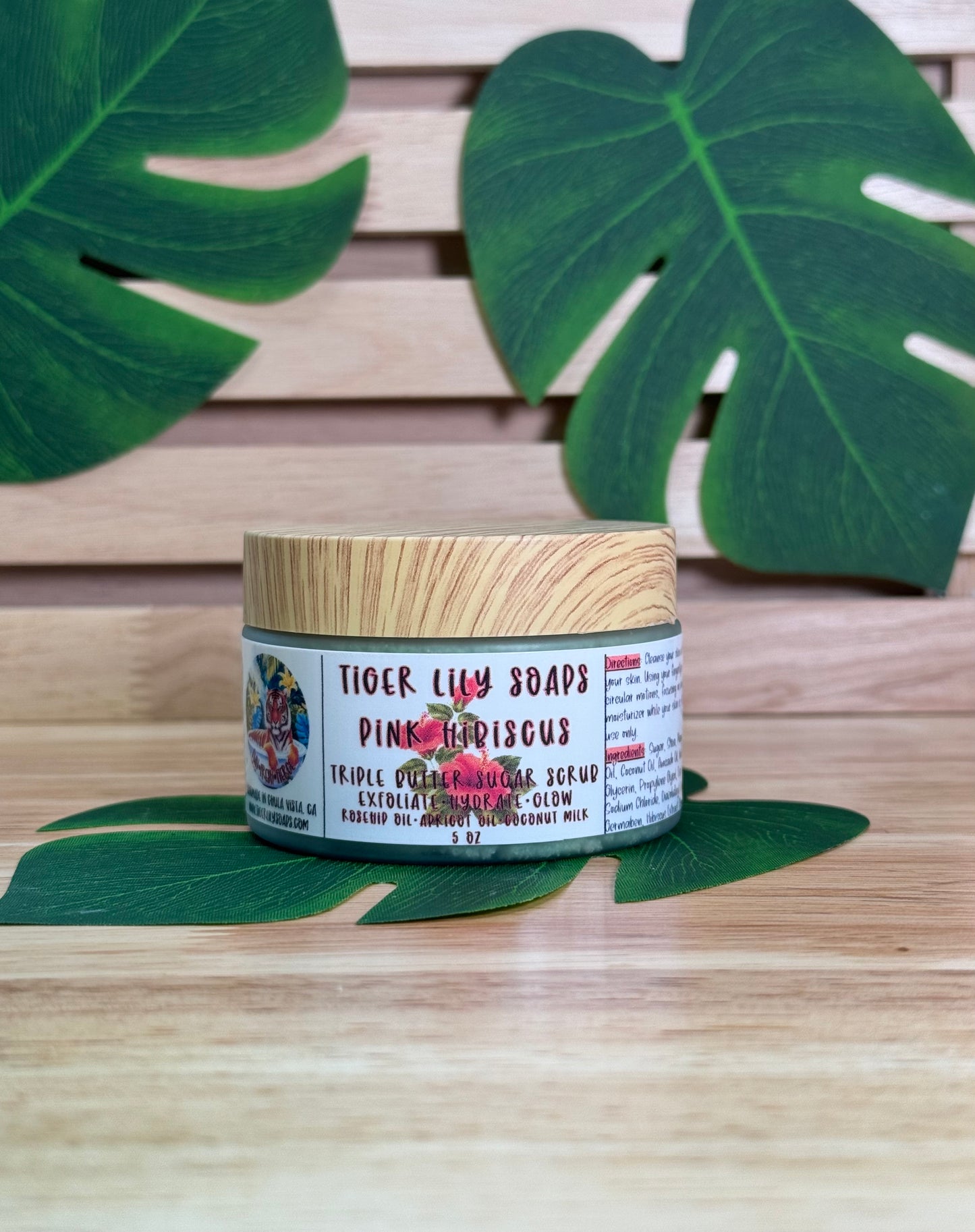 Pink Hibiscus Sugar Scrub