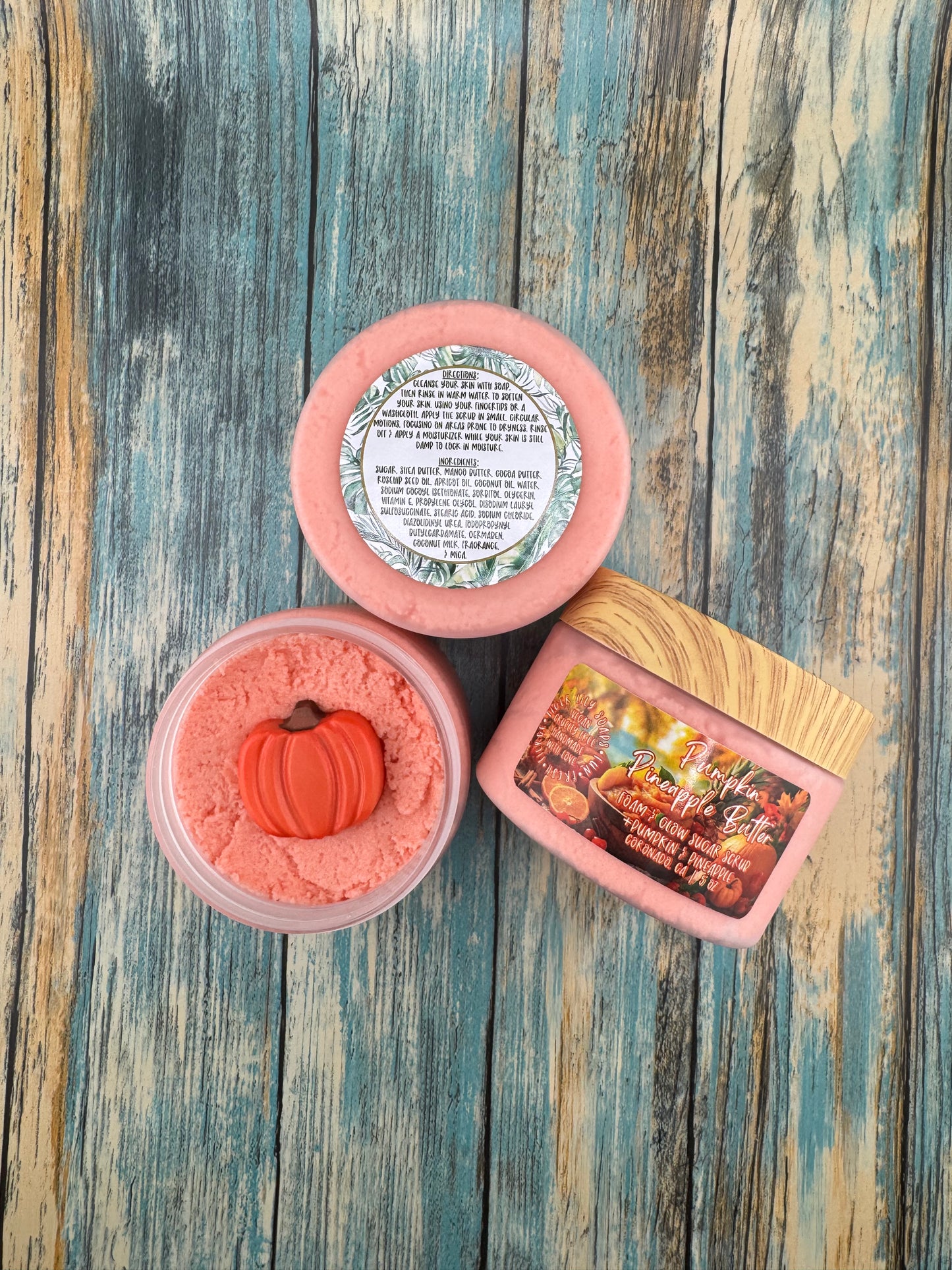 Pumpkin Pineapple Butter Sugar Scrub