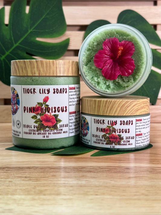 Pink Hibiscus Sugar Scrub