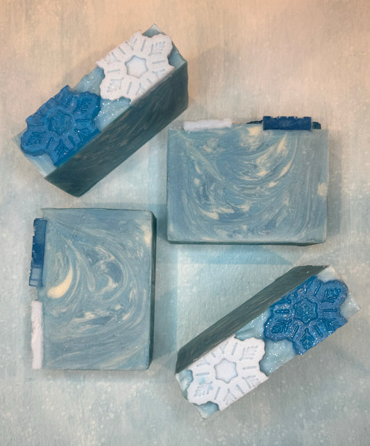 Sparkling Snowflakes Bar Soap
