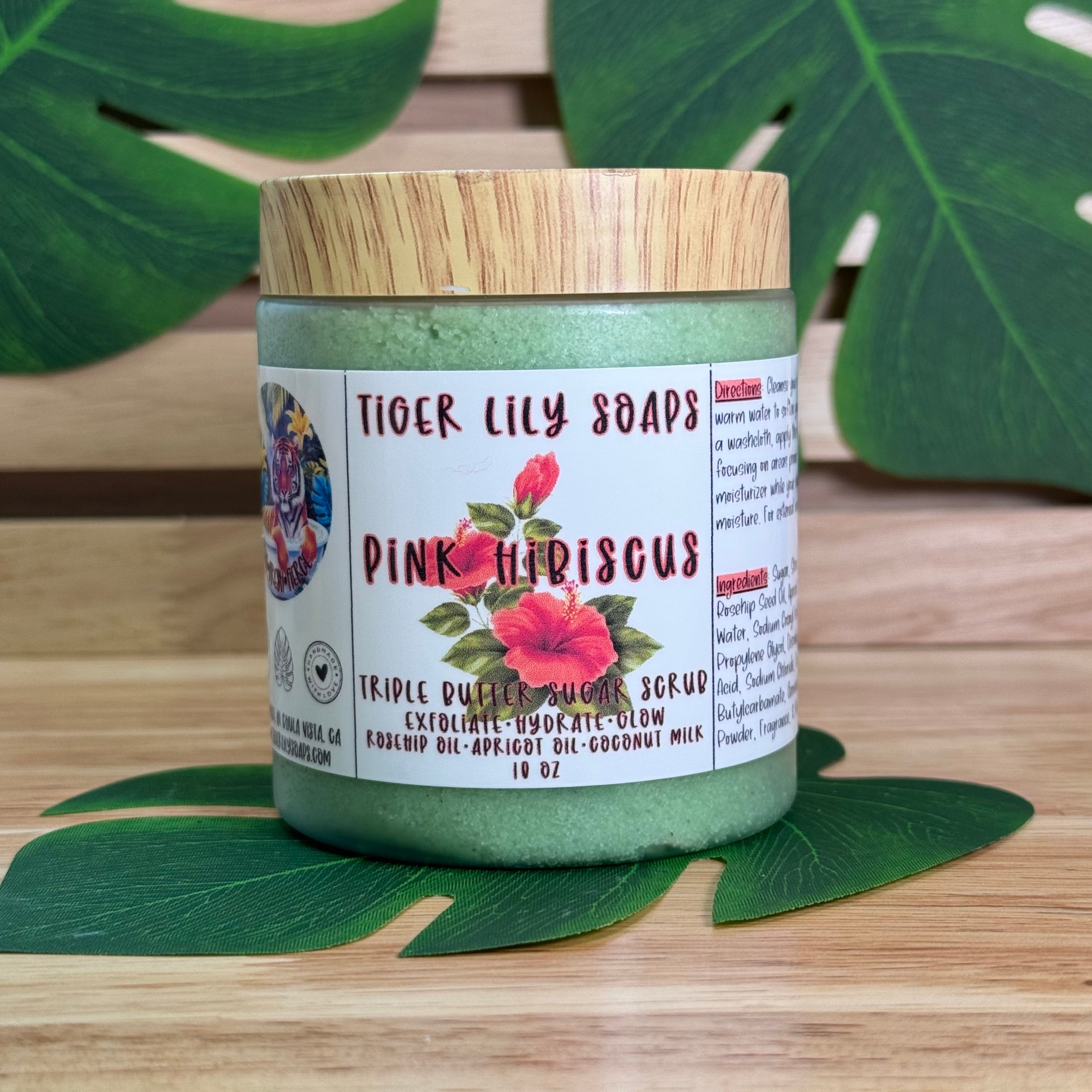 Pink Hibiscus Sugar Scrub
