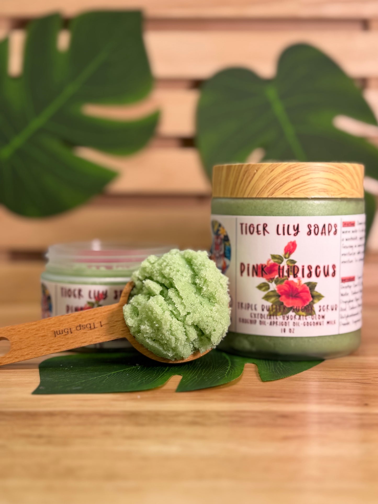 Pink Hibiscus Sugar Scrub
