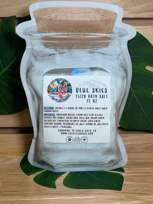 Blue Skies Fizzy Bath Salt