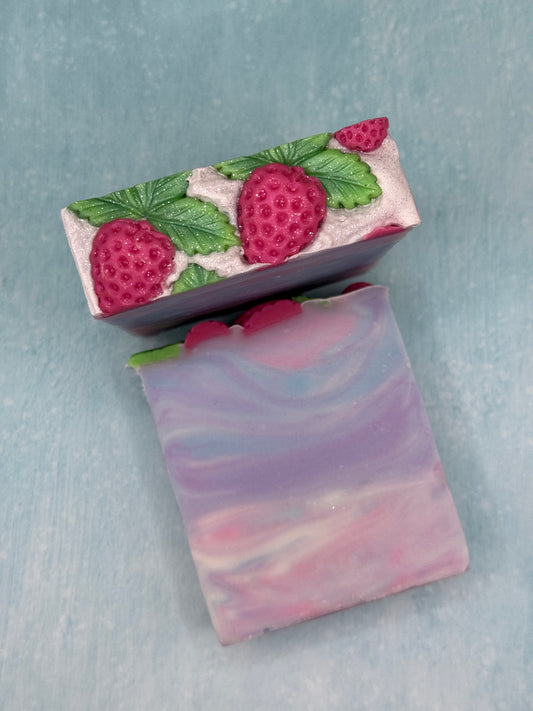 Winter Pink Berry Bar Soap