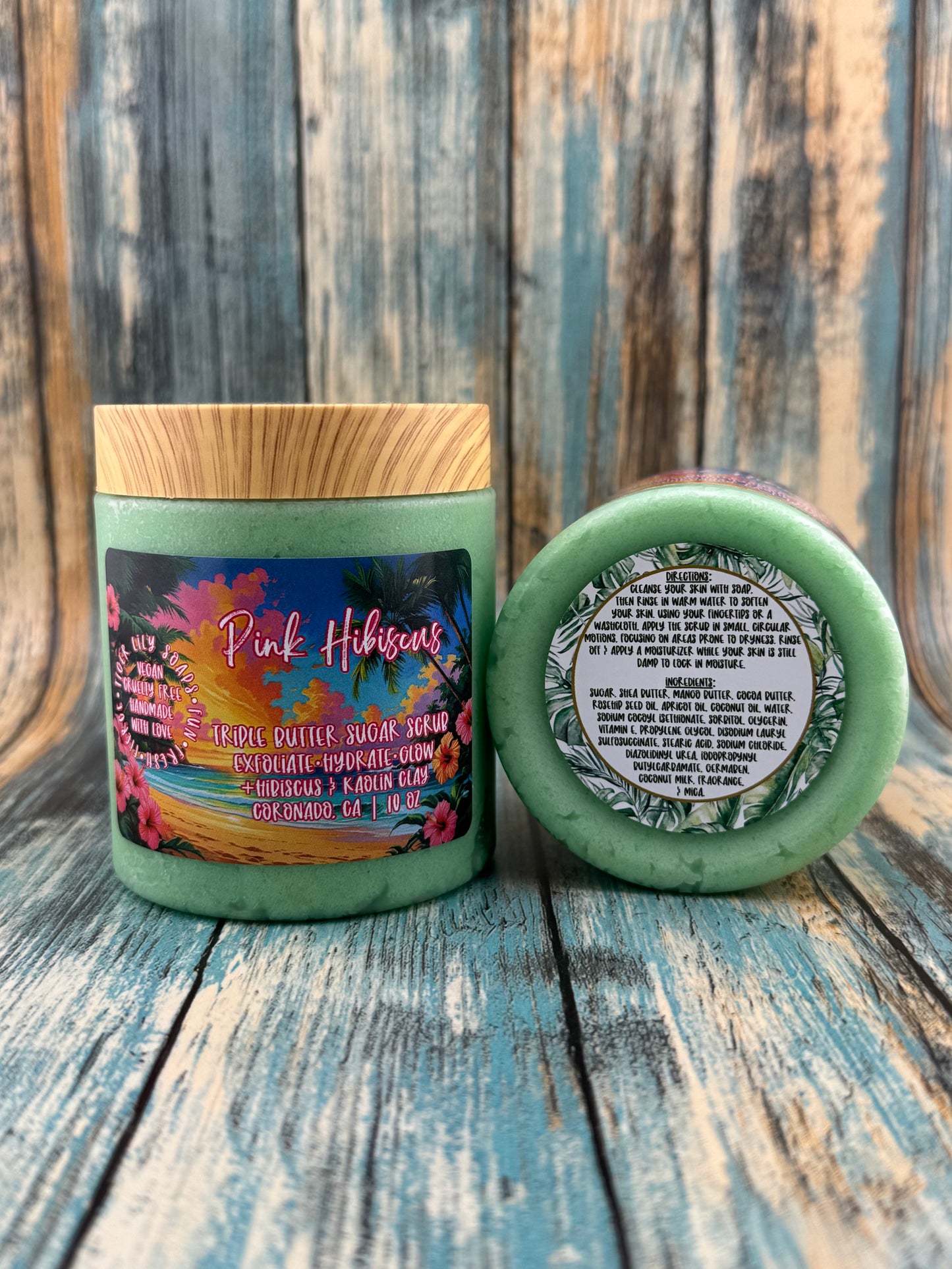 Pink Hibiscus Sugar Scrub