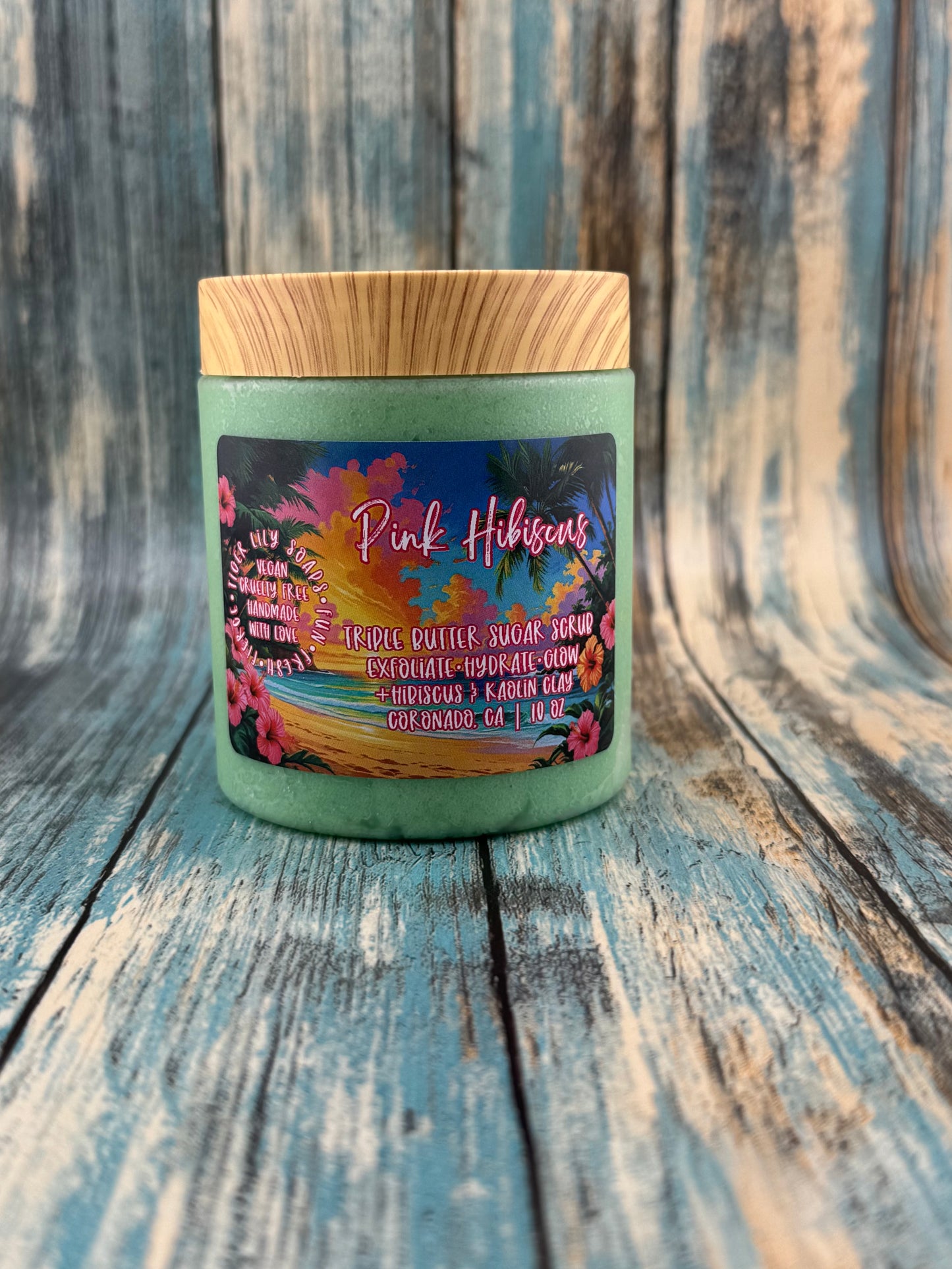 Pink Hibiscus Sugar Scrub
