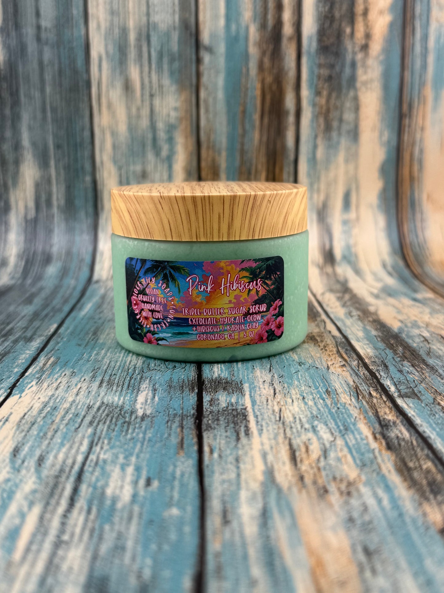 Pink Hibiscus Sugar Scrub