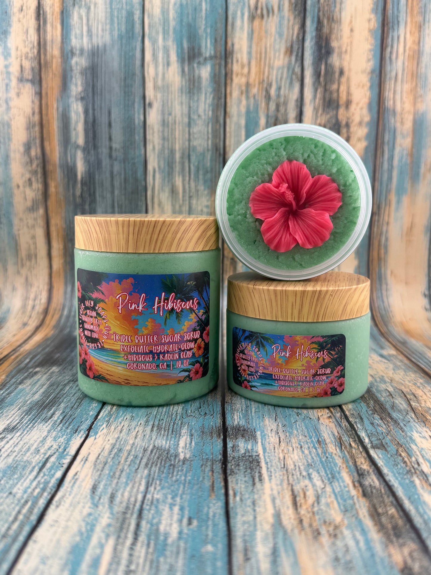 Pink Hibiscus Sugar Scrub