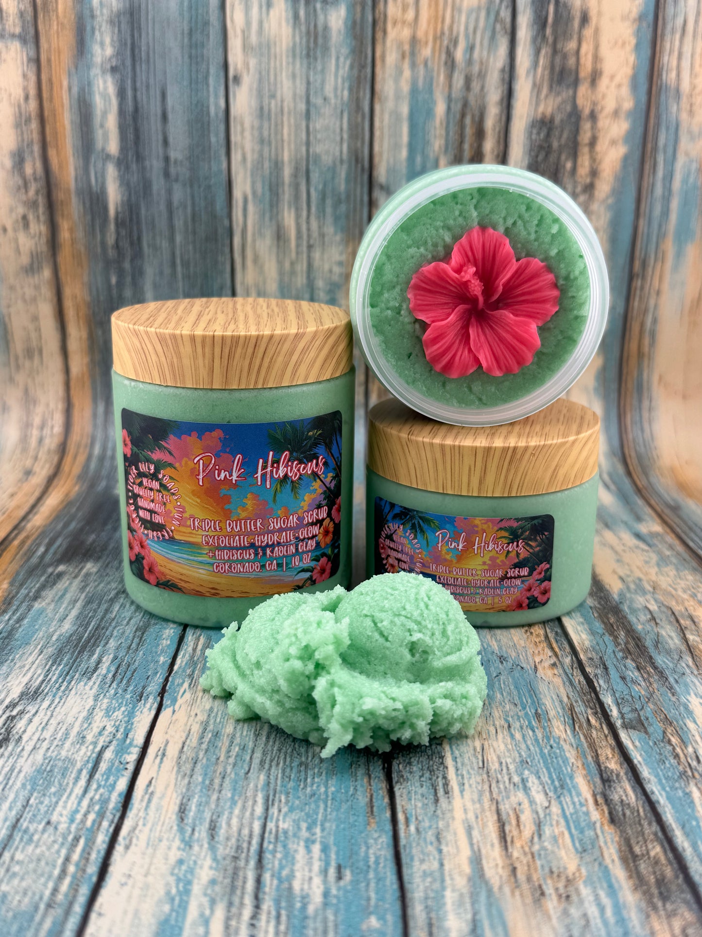 Pink Hibiscus Sugar Scrub