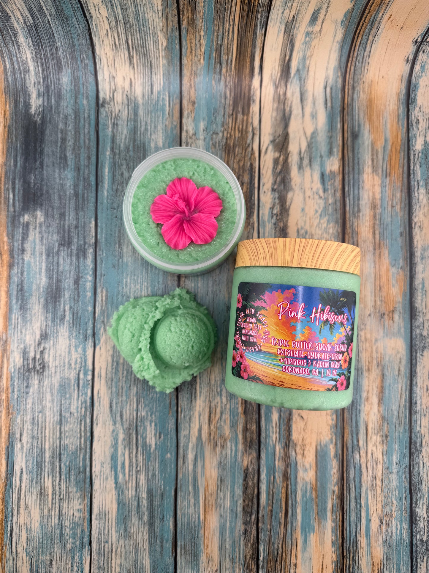 Pink Hibiscus Sugar Scrub